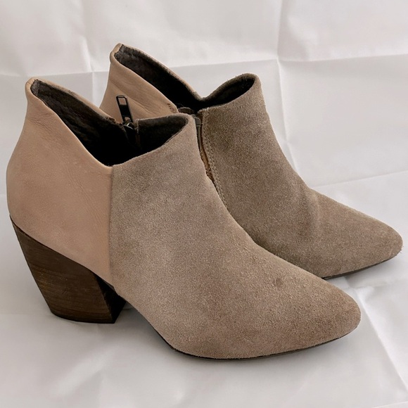 Diba True | Leather - Suede Booties | 7 - Picture 2 of 9